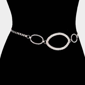 Unique Circle Modern Chain Belt 38"